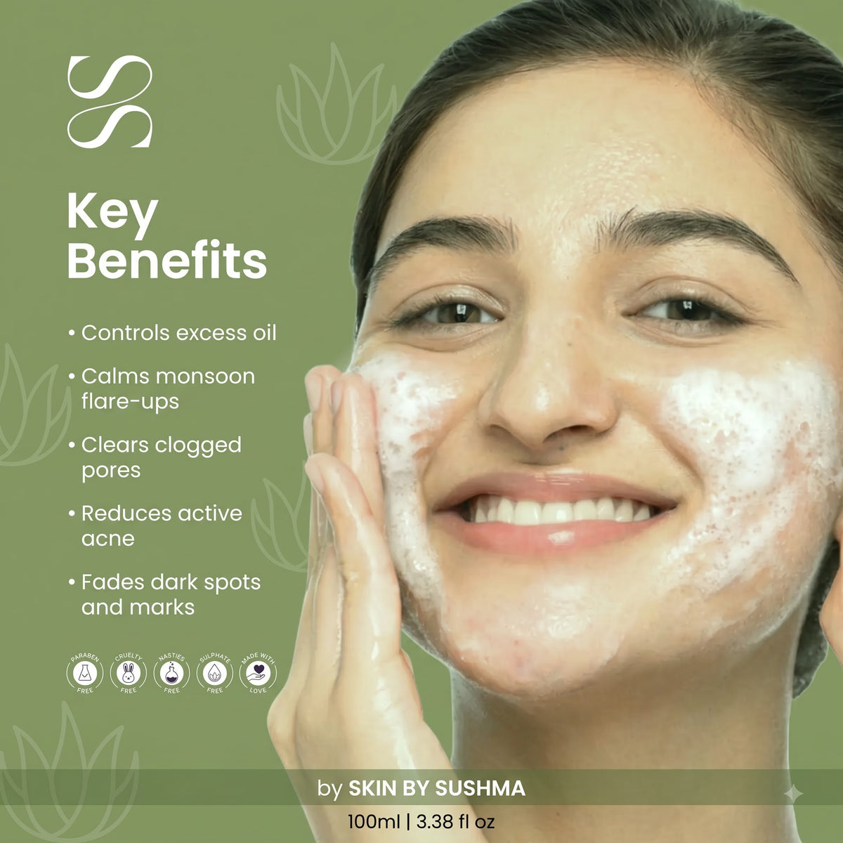 Brightening Oil-Control Face Wash – 50ml